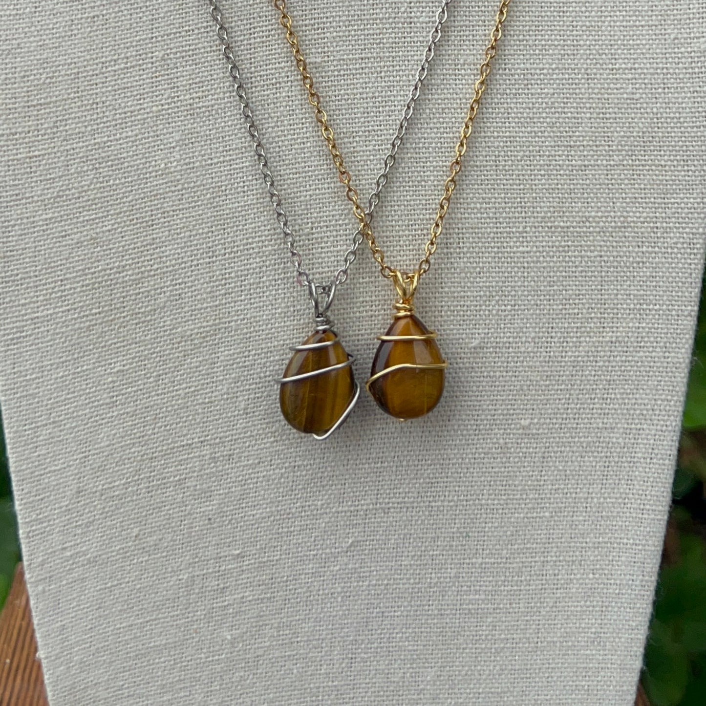 Tiger’s Eye Mini Pendants
