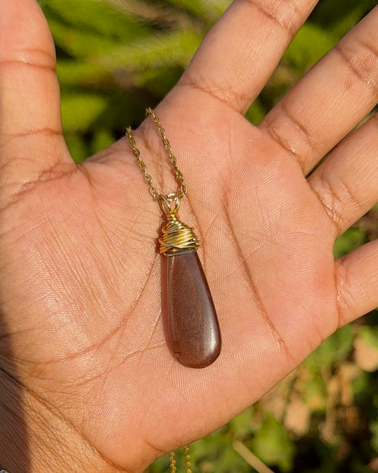 Smoky Quartz Teardrop Pendants