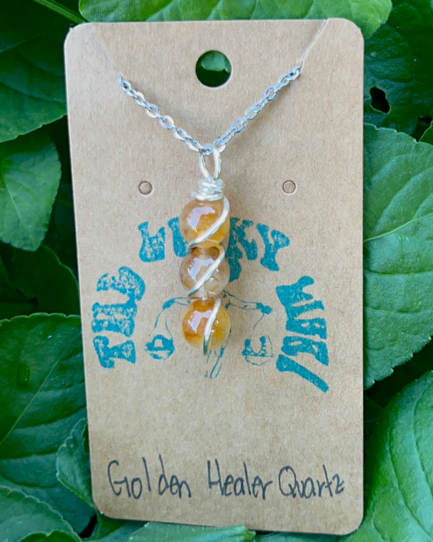 Triple Beaded Crystal Necklace