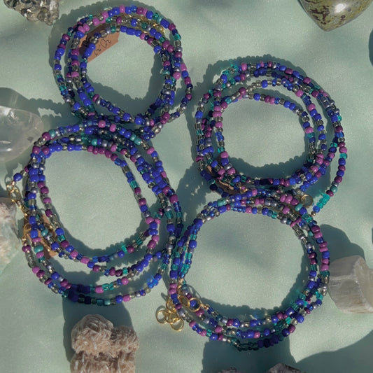 Lavender Waist Beads