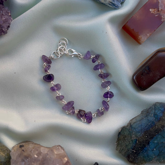 Dainty Amethyst Bracelet