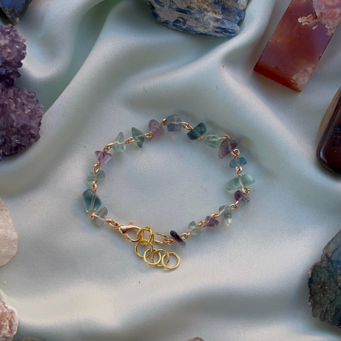 Dainty Fluorite Bracelet