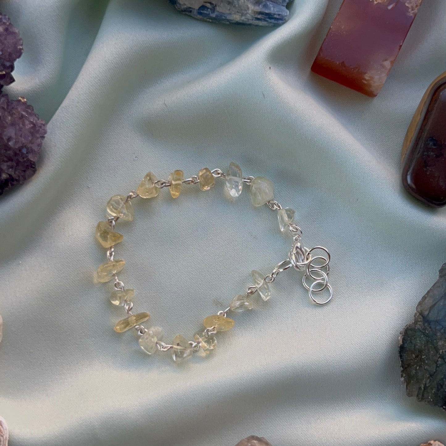 Dainty Citrine Bracelet