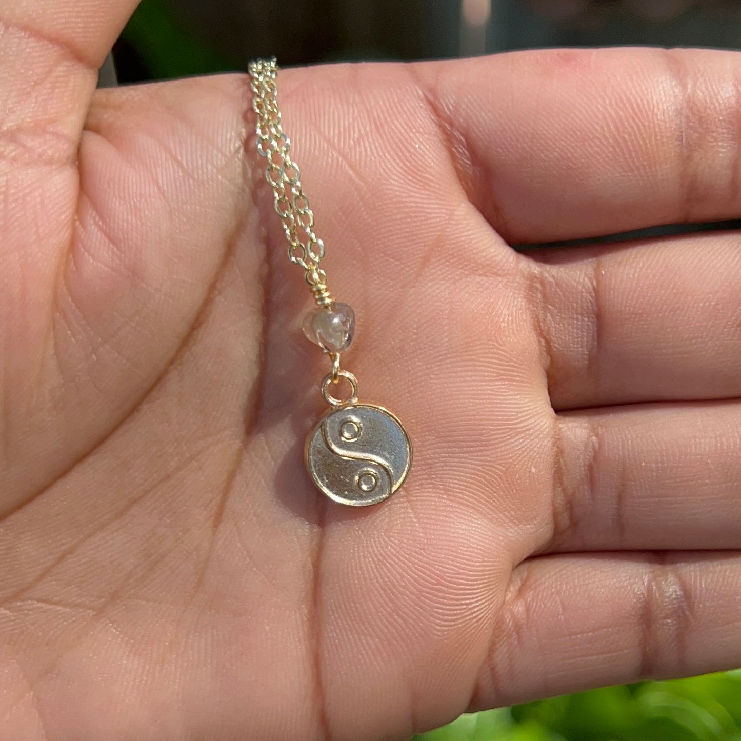 Ying Yang Charm Necklace