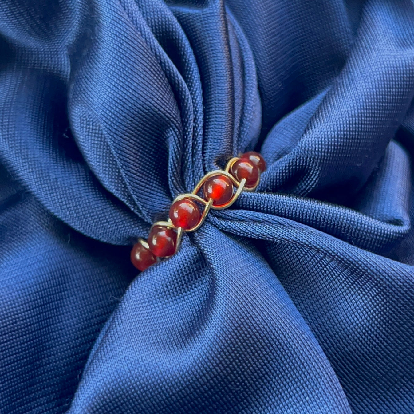 Carnelian Braided Ring