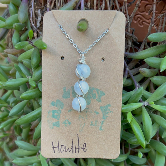 Howlite Beaded Necklace