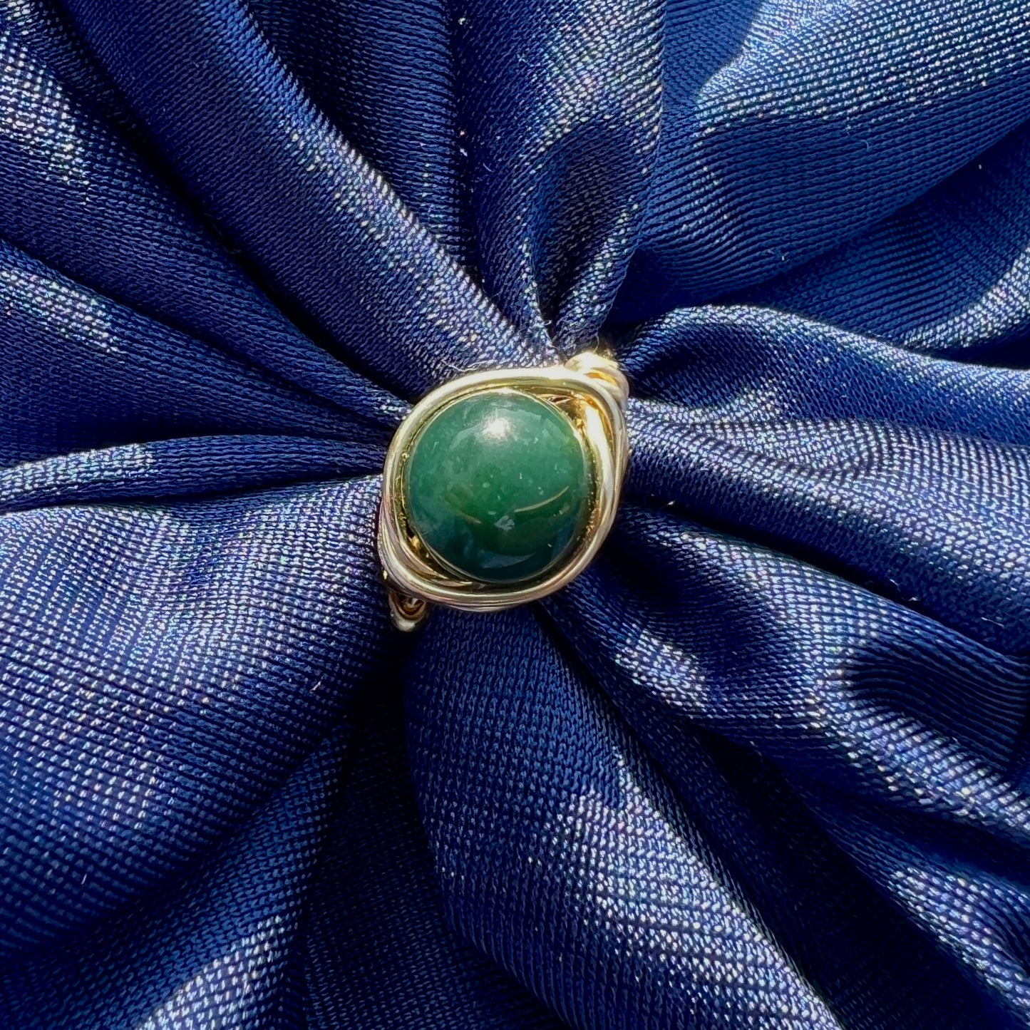 Moss Agate Ring