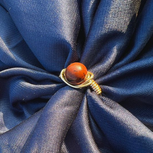 Mahogany Obsidian Ring