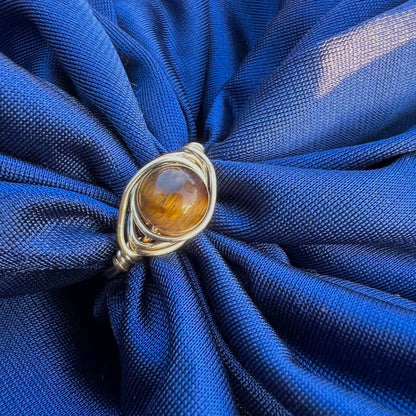 Tiger's Eye Ring