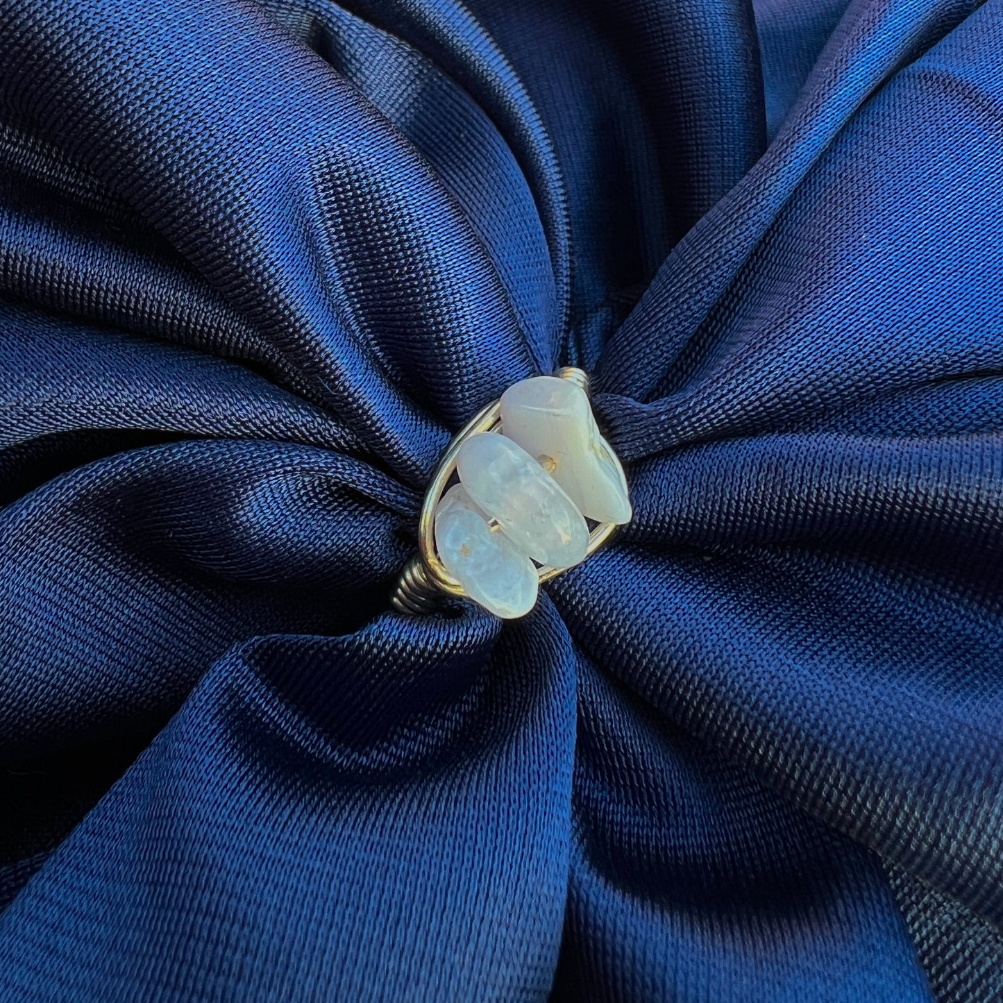 Blue Lace Agate Ring