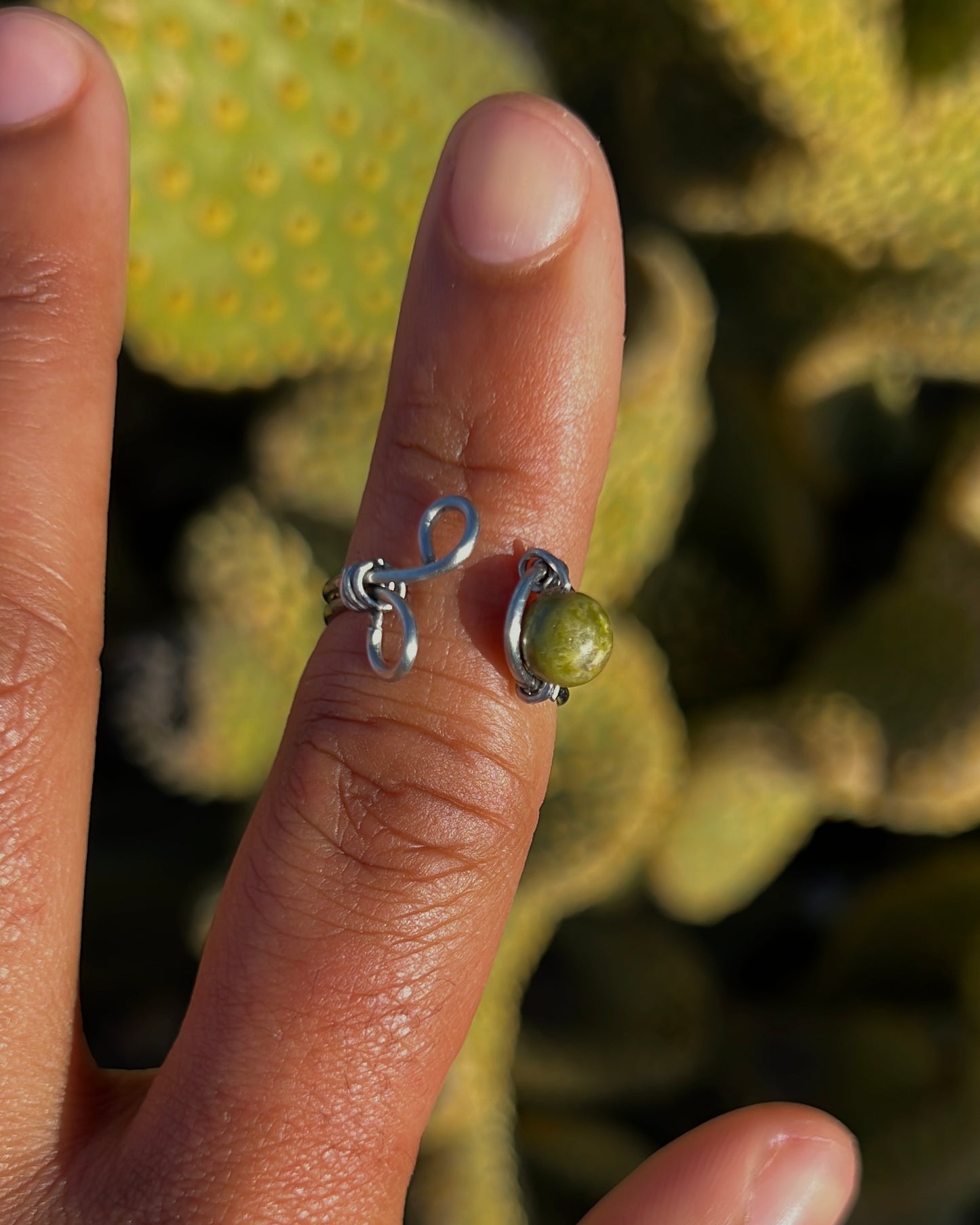 Adjustable Crystal Cuff Rings