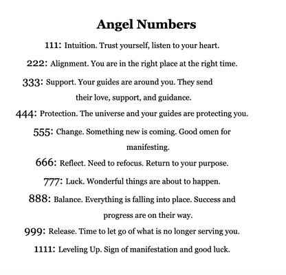 888 Angel Number Anklet or Bracelet